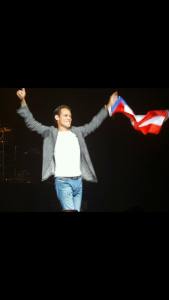 marc with my flag omg